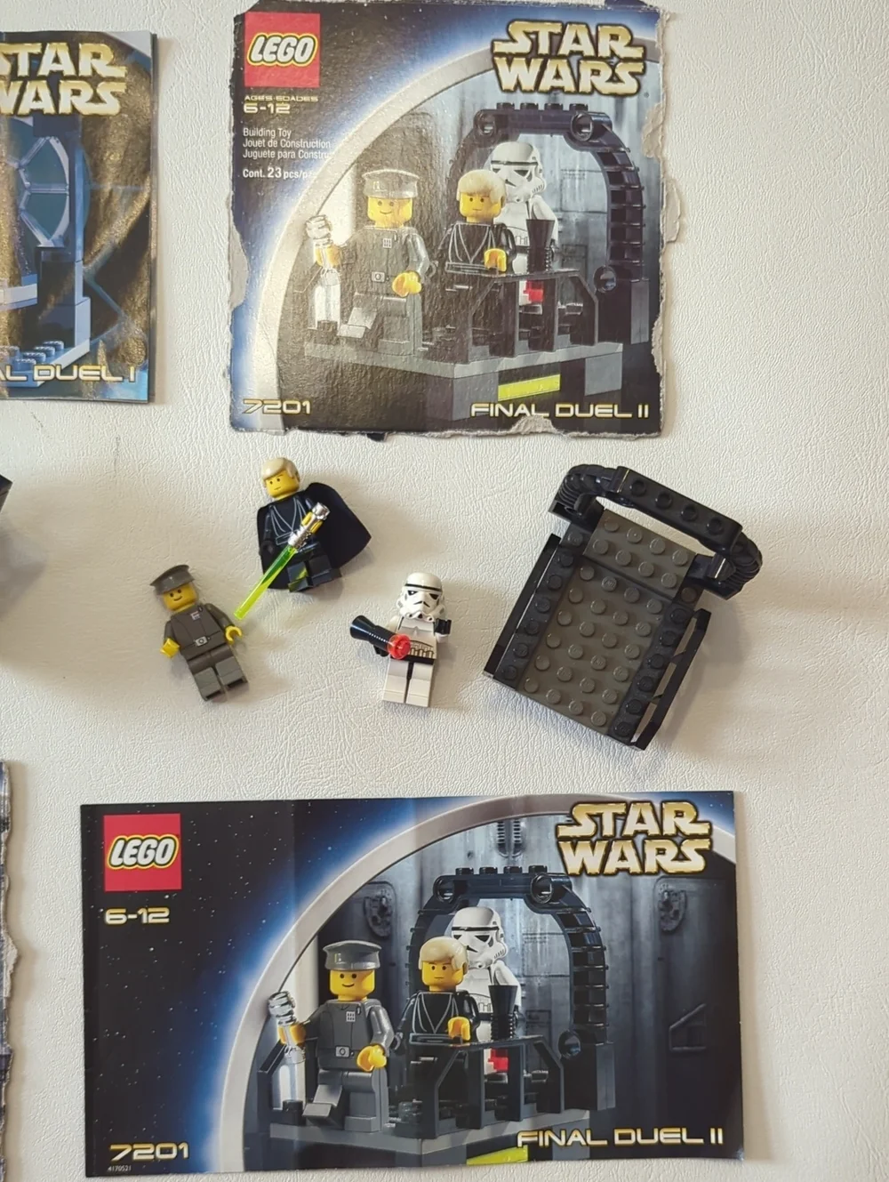 Vintage Star Wars Lego Bundle Lego 7200 7201 Final Duel 1 Final Duel 2 Complete